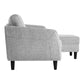 BELAGIO SOFA BED WITH CHAISE CHARCOAL LEFT | Modishstore | Sofas-12