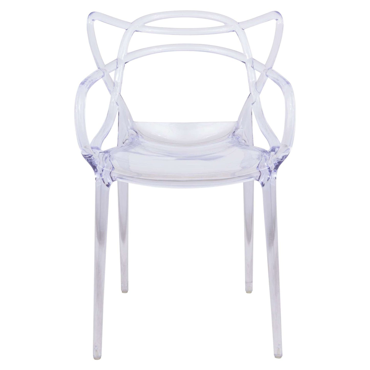 LeisureMod Milan Modern Wire Design Chair, Set of 2 | Dining Chairs | Modishstore - 7