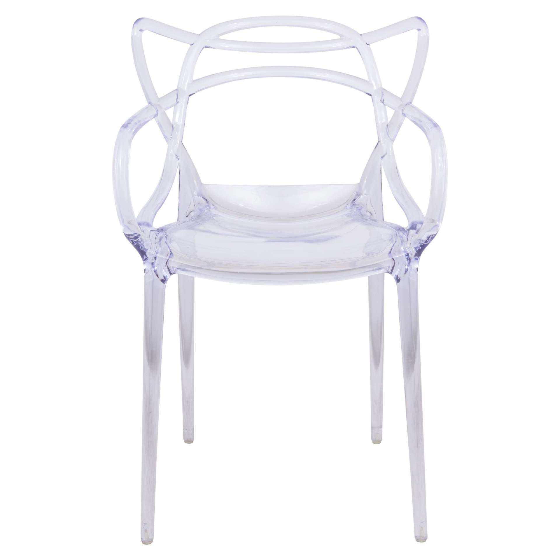 LeisureMod Milan Modern Wire Design Chair, Set of 4 | Dining Chairs | Modishstore - 7