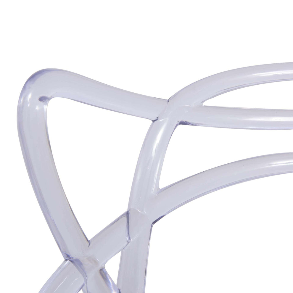 LeisureMod Milan Modern Wire Design Chair, Set of 4 | Dining Chairs | Modishstore - 3