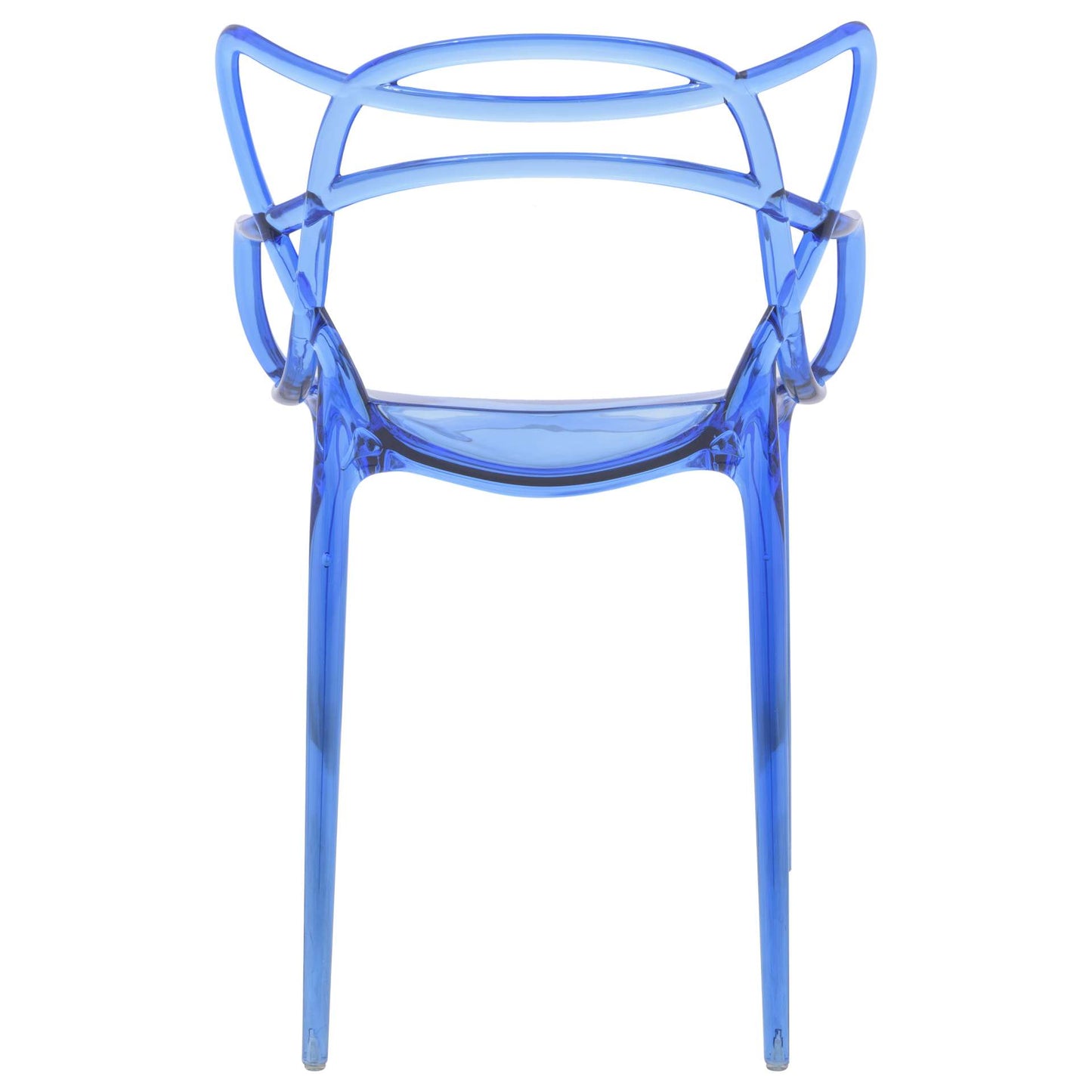 LeisureMod Milan Modern Wire Design Chair, Set of 2 | Dining Chairs | Modishstore - 4