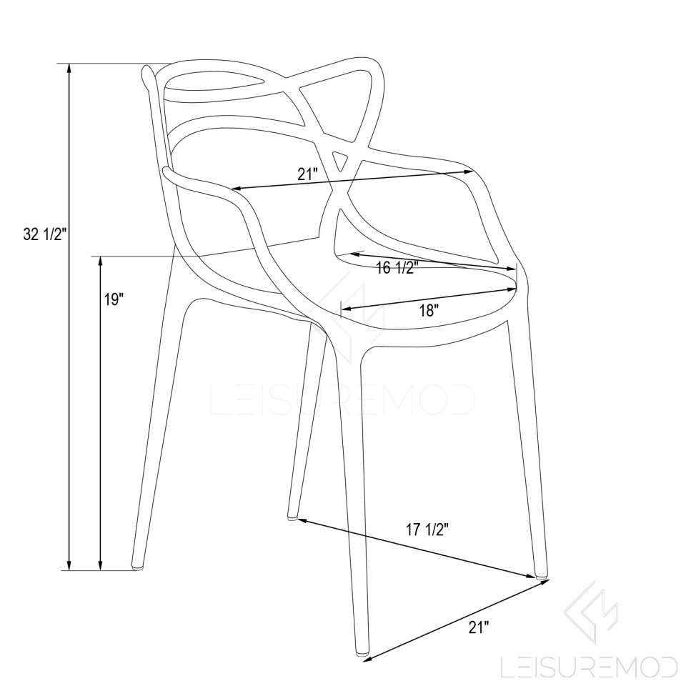 LeisureMod Milan Modern Wire Design Chair, Set of 2 | Dining Chairs | Modishstore - 7