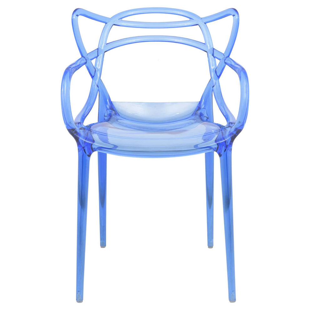 LeisureMod Milan Modern Wire Design Chair, Set of 4 | Dining Chairs | Modishstore