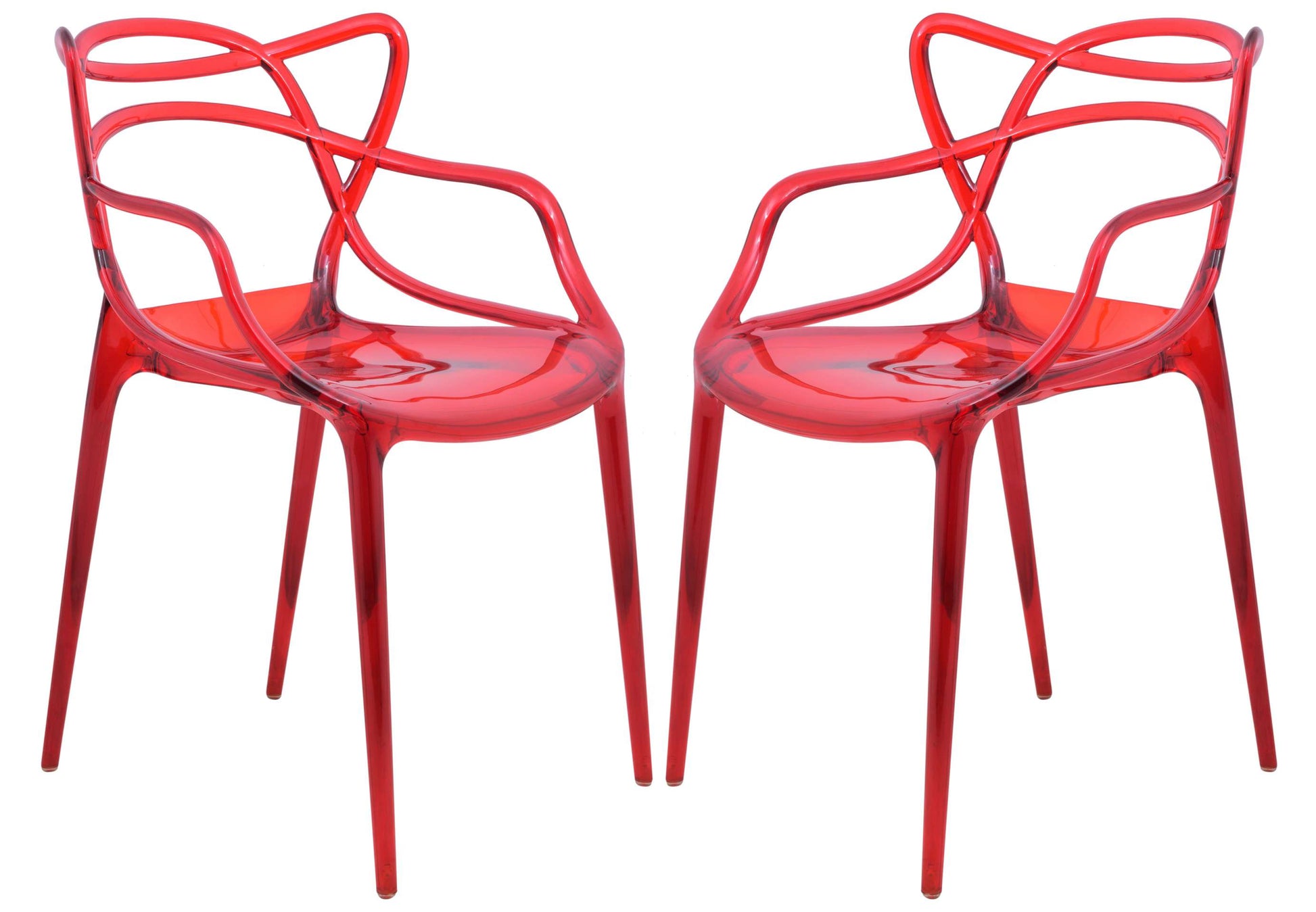 LeisureMod Milan Modern Wire Design Chair, Set of 2 | Dining Chairs | Modishstore - 13