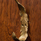 Vagabond Vintage Pewter Gold Feather Hook - Large - Set of 2 | Modishstore | Hooks & Racks