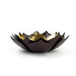 Vagabond Vintage Gold Leafed Metal Lotus Bowls - Set of 2 | Modishstore | Candle Holders-2