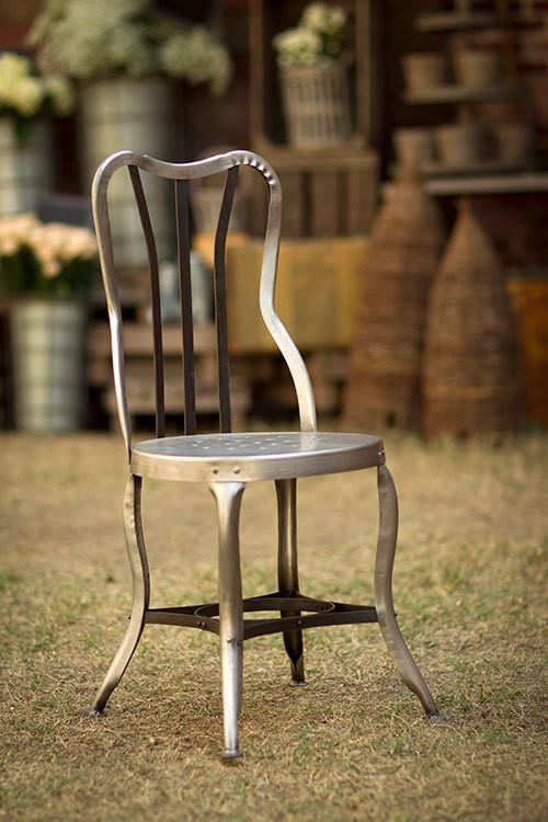 Vagabond Vintage Metal Prague Chair | Modishstore | Accent Chairs