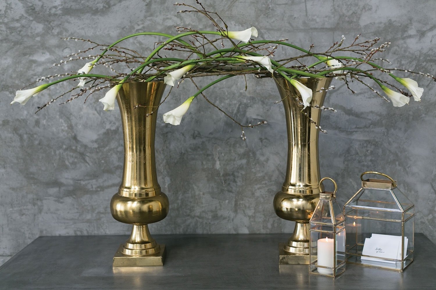 Majesty Vase Set Of 2 By Accent Decor | Planters, Troughs & Cachepots | Modishstore - 5