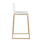 Mara Barstool - Set of 2                       Gold White By LumiSource | Bar Stools | Modishstore - 3