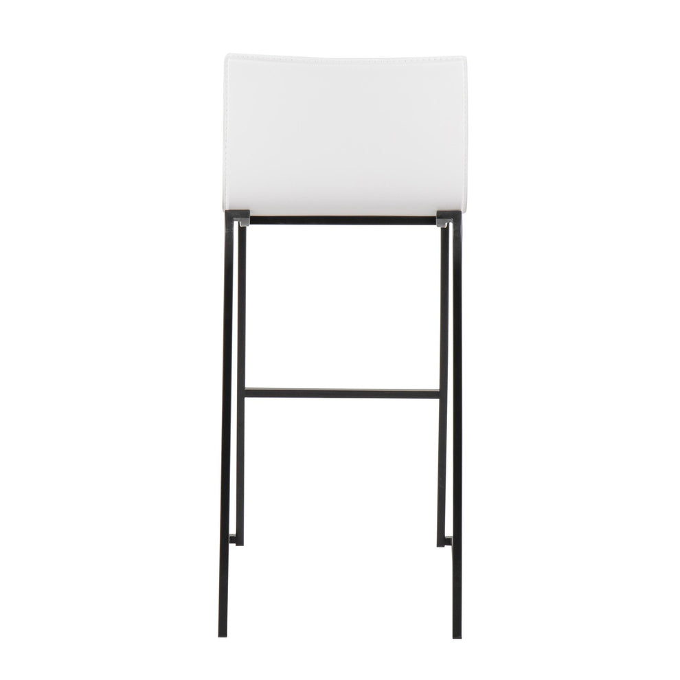 Mara Barstool - Set of 2                       Gold White By LumiSource | Bar Stools | Modishstore - 12