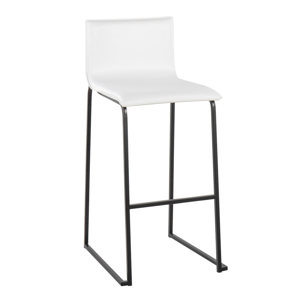 Mara Barstool - Set of 2                       Gold White By LumiSource | Bar Stools | Modishstore - 9