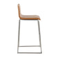Mara Contemporary Barstool in Stainless Steel and Black Faux Leather By LumiSource - Set of 2 | Bar Stools | Modishstore - 14