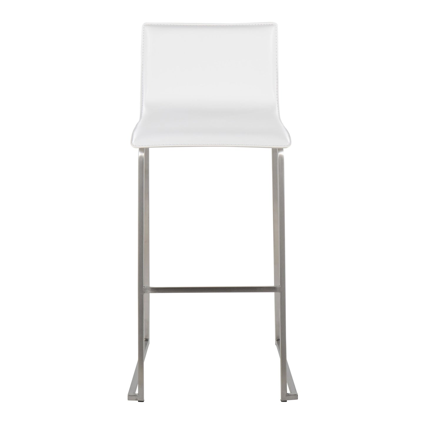 Mara Barstool - Set of 2                       Gold White By LumiSource | Bar Stools | Modishstore - 20