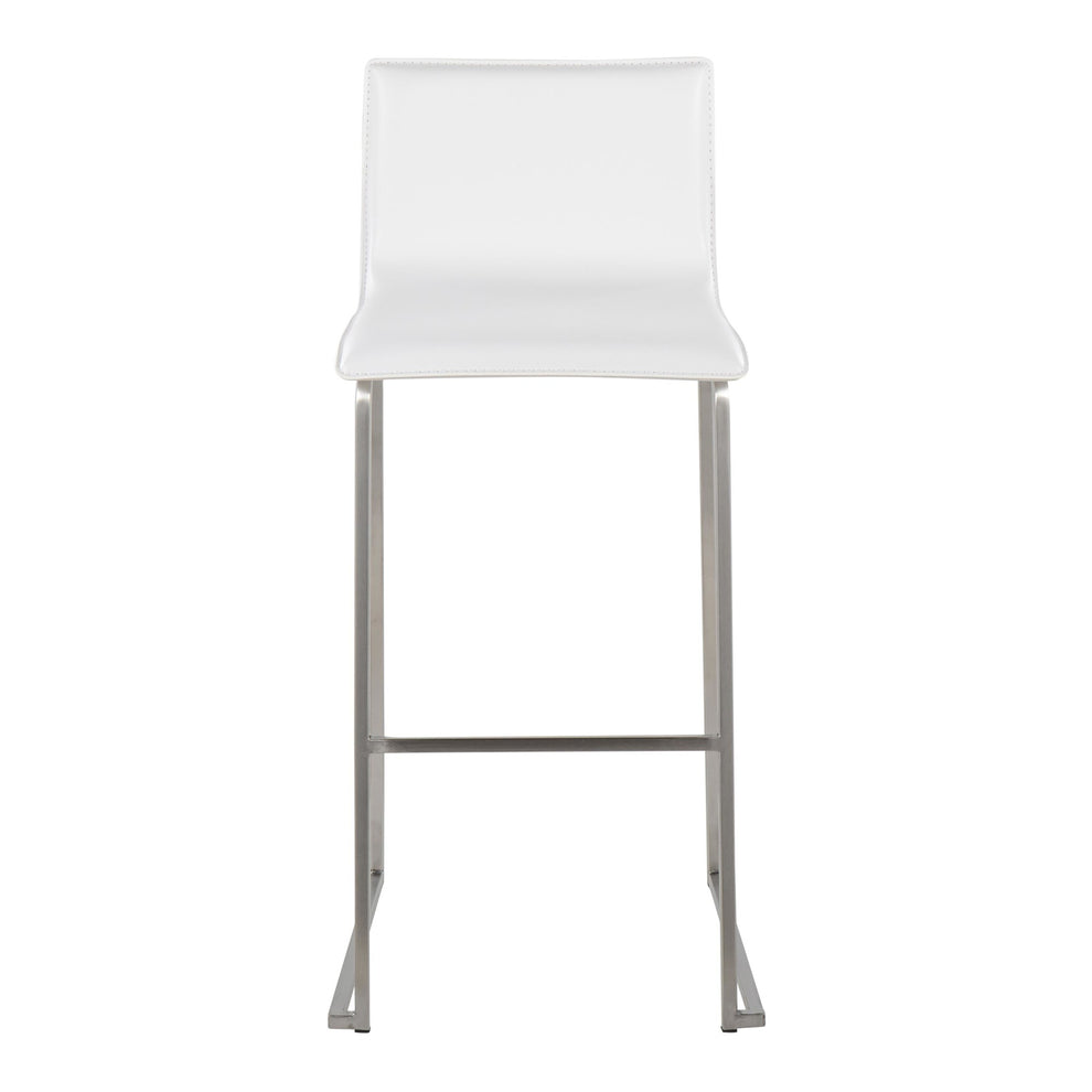 Mara Barstool - Set of 2                       Gold White By LumiSource | Bar Stools | Modishstore - 20