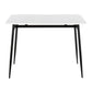 Marcel Contemporary Counter Table in Black Metal and Black Wood By LumiSource | Bar Tables | Modishstore - 12