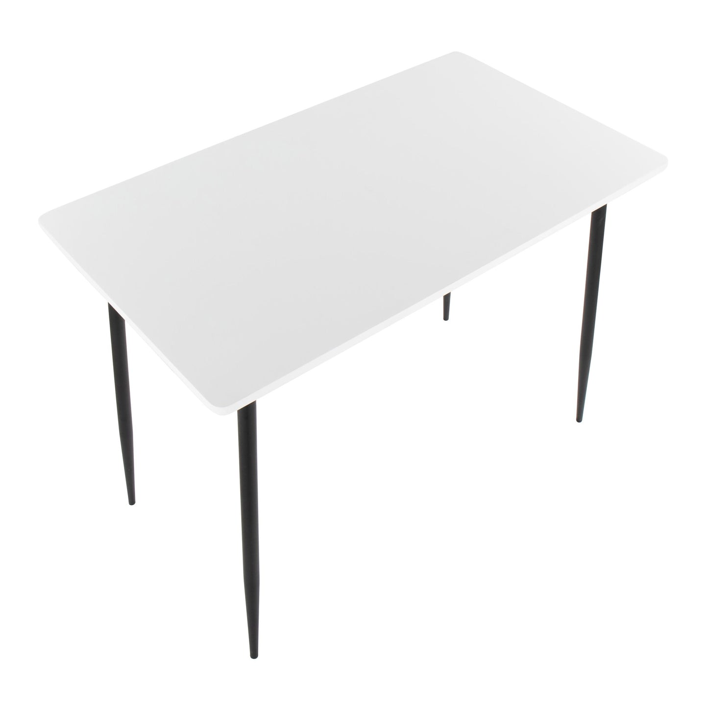 Marcel Contemporary Counter Table in Black Metal and Black Wood By LumiSource | Bar Tables | Modishstore - 13