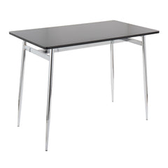 Marcel Counter Table Black By LumiSource - T36-MARCEL1 CHRBK1