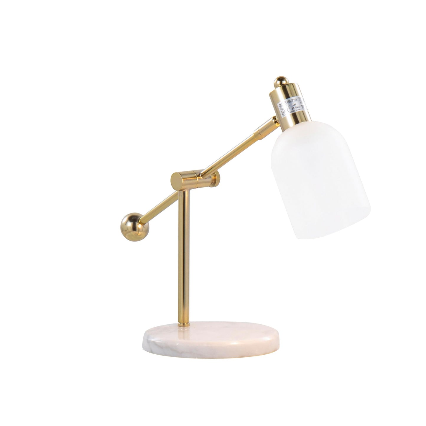 Marcel Table Lamp Gold Meta By LumiSource | Table Lamps | Modishstore - 2
