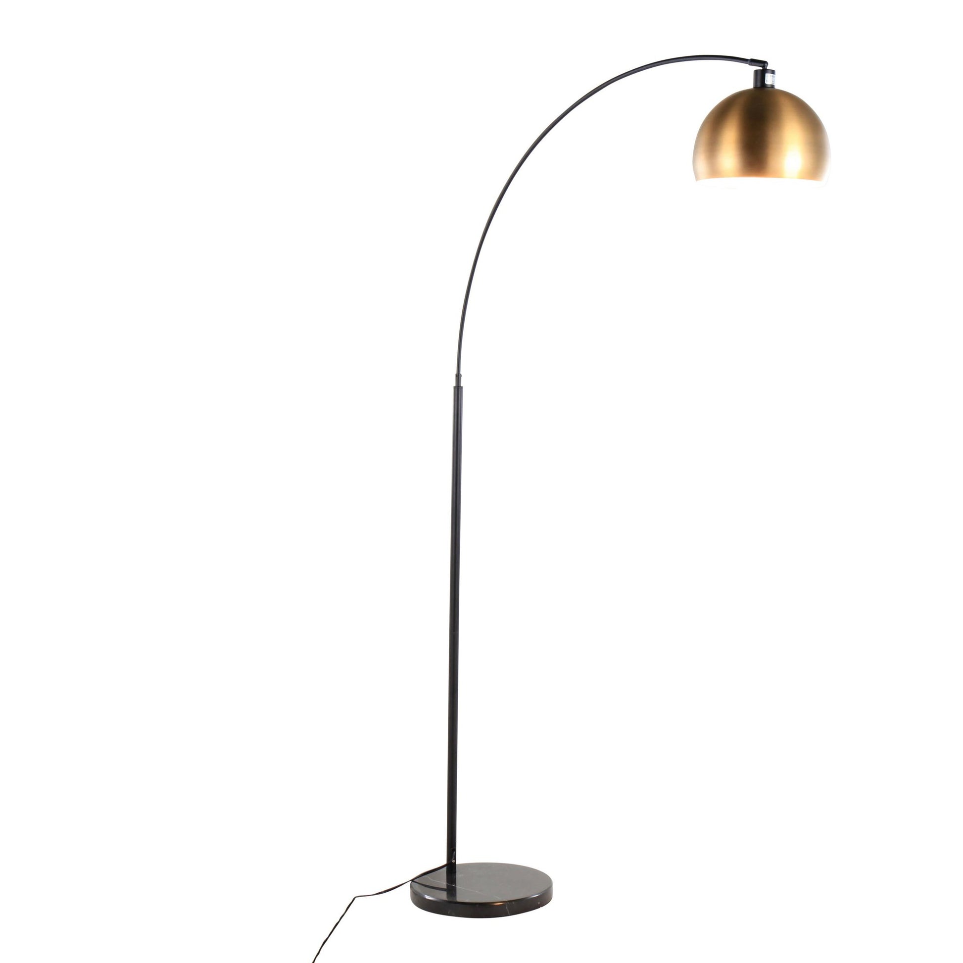 March Floor Lamp Metallic By LumiSource | Floor Lamps | Modishstore - 3