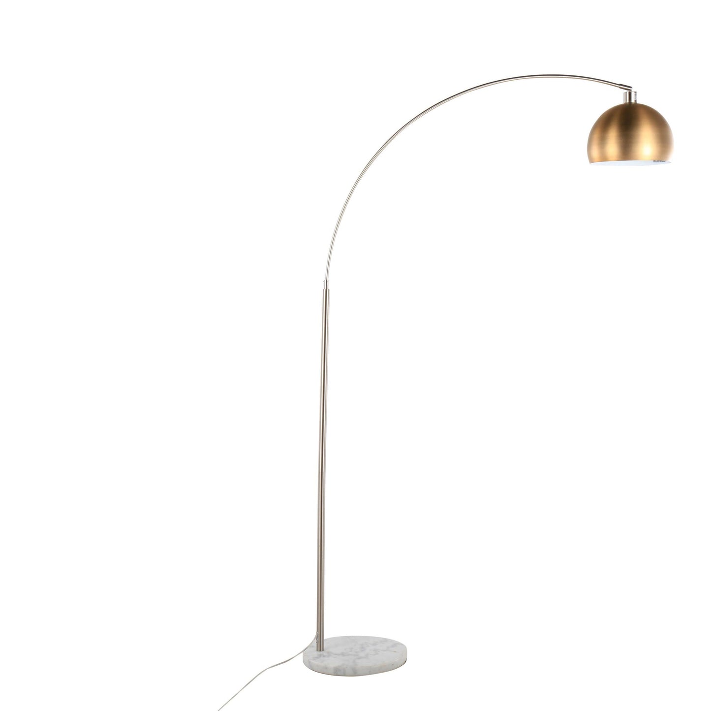 March Floor Lamp Metallic By LumiSource | Floor Lamps | Modishstore - 2