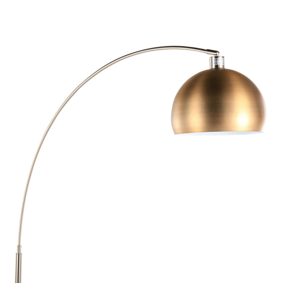 March Floor Lamp Metallic By LumiSource | Floor Lamps | Modishstore - 4