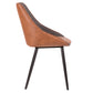 LumiSource Marche Two-Tone Chair - Set of 2 | Modishstore | Dining Chairs - 15