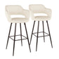LumiSource Margarite Barstool - Set of 2 | Modishstore | Bar Stools