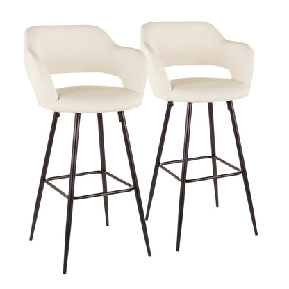 LumiSource Margarite Barstool - Set of 2 | Modishstore | Bar Stools