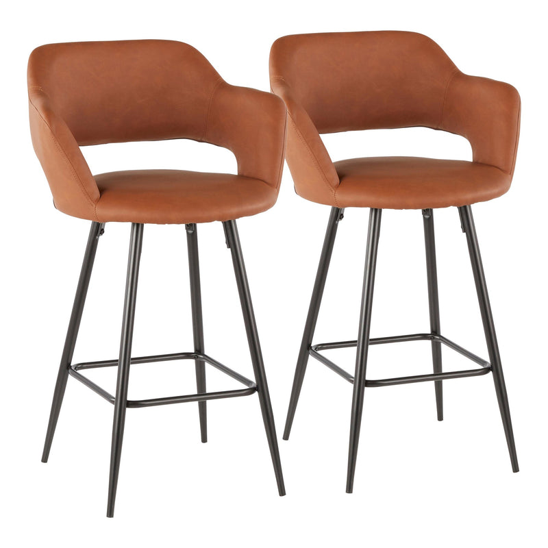 LumiSource Margarite Counter Stool - Set of 2-22