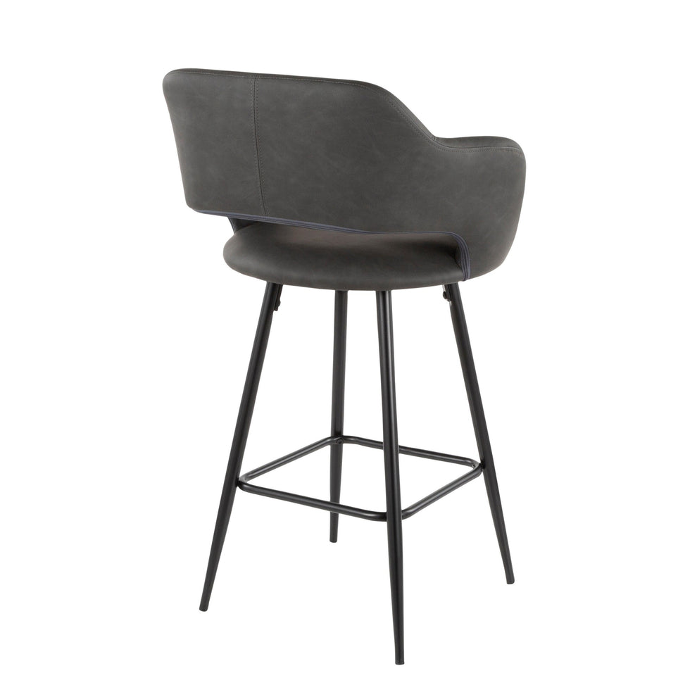LumiSource Margarite Counter Stool - Set of 2-12