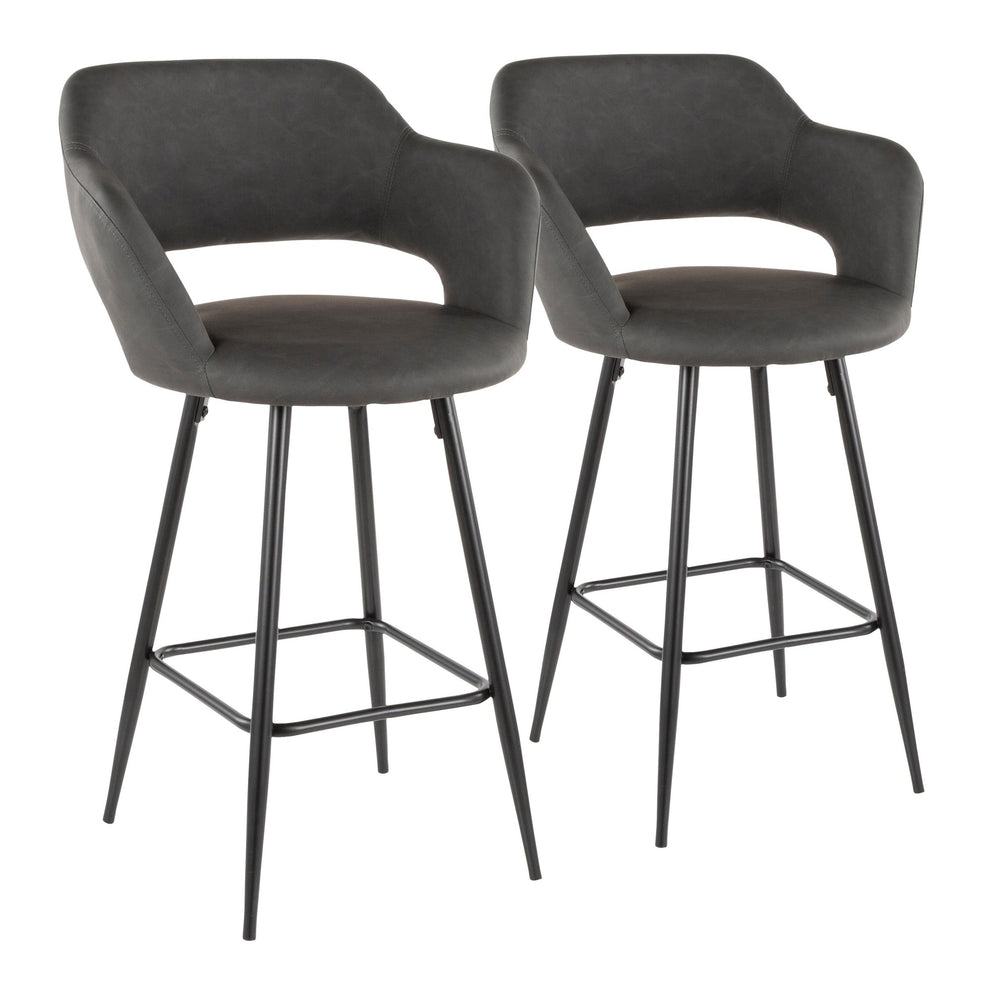LumiSource Margarite Counter Stool - Set of 2-21