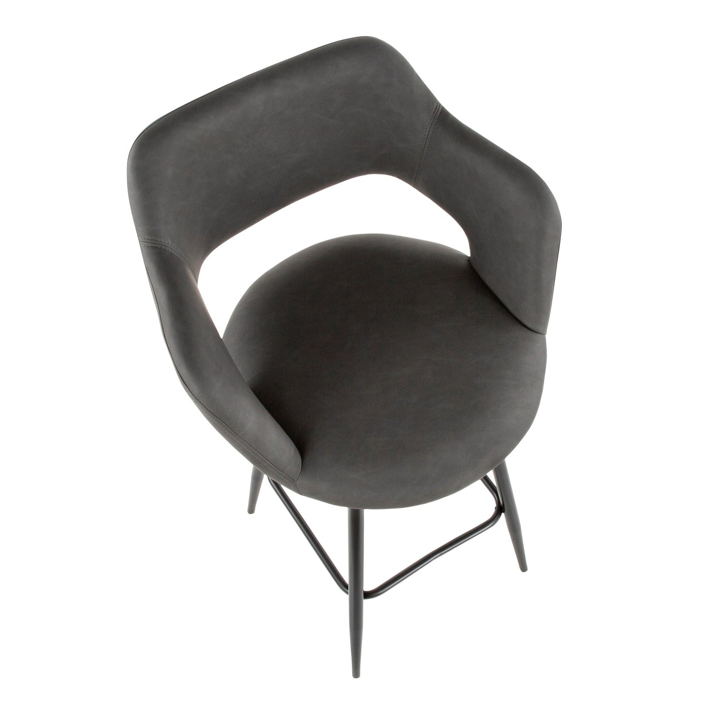 LumiSource Margarite Counter Stool - Set of 2-7