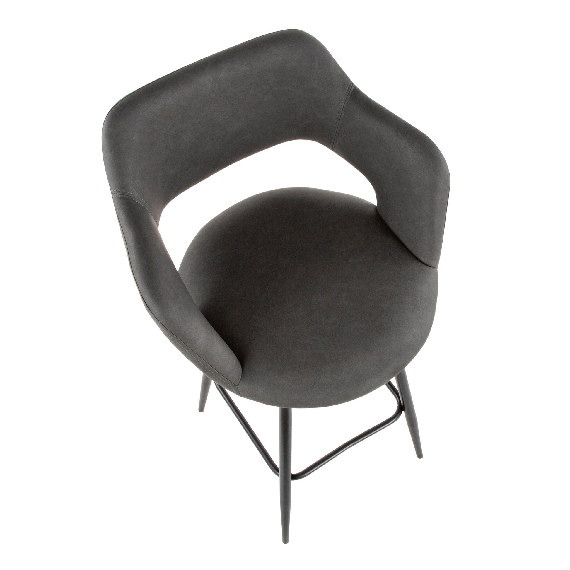 LumiSource Margarite Counter Stool - Set of 2-7