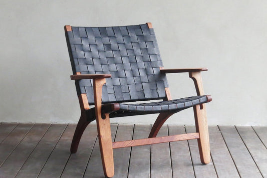 Masaya Abuelo Arm Chair, Leather | Armchairs | Modishstore