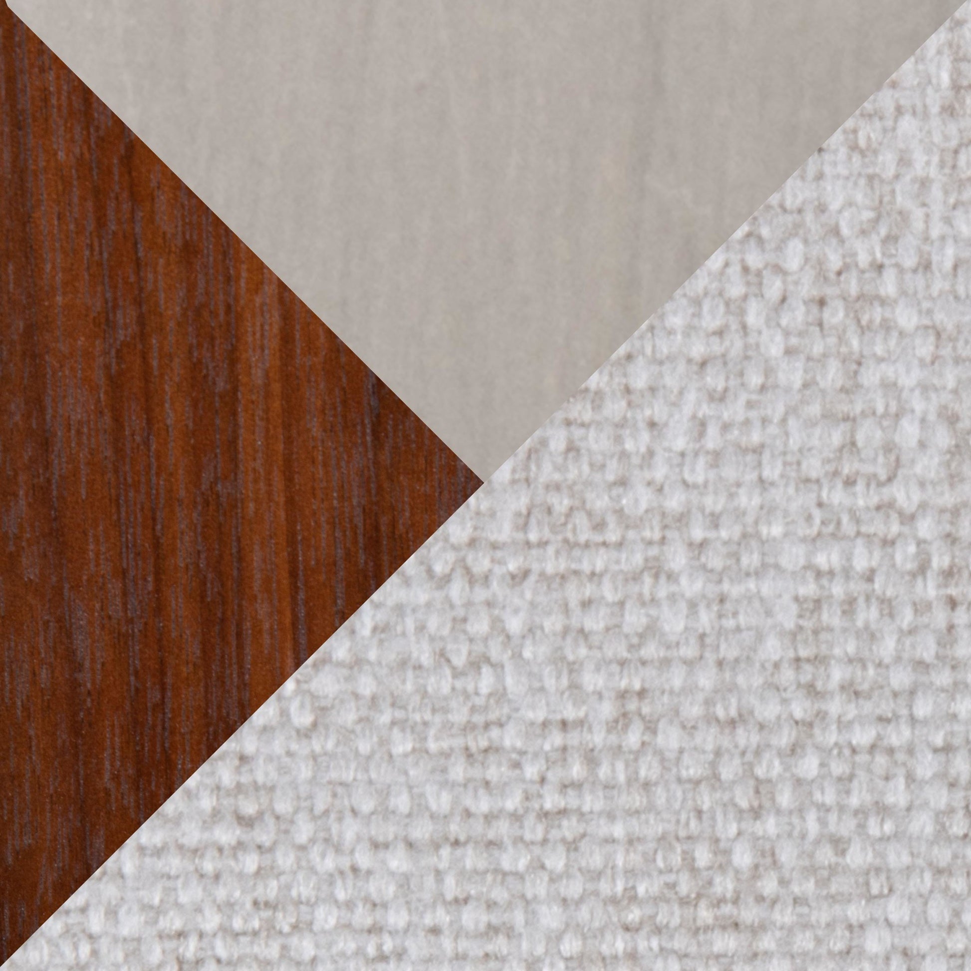 Mason Mara 30" Contemporary Fixed-Height Barstool in Stainless Steel, Walnut Wood and Cream Fabric By LumiSource - Set of 2 | Bar Stools | Modishstore - 4