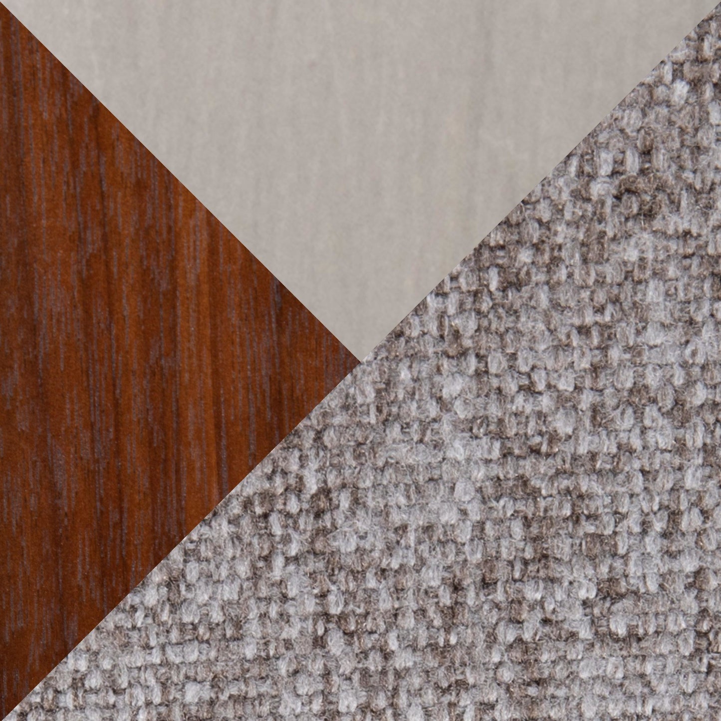 Mason Mara 30" Contemporary Fixed-Height Barstool in Stainless Steel, Walnut Wood and Cream Fabric By LumiSource - Set of 2 | Bar Stools | Modishstore - 20