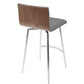 LumiSource Mason Swivel Counter Stool - Set of 2-2