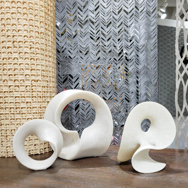 Mercury 7.5"H Sculpture, Cream By Gold Leaf Design Group | Sculptures | Modishstore - 6