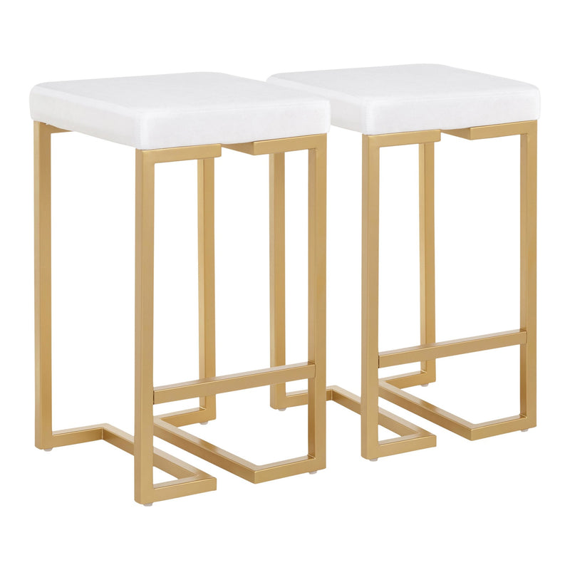 LumiSource Midas Counter Stool - Set of 2-23