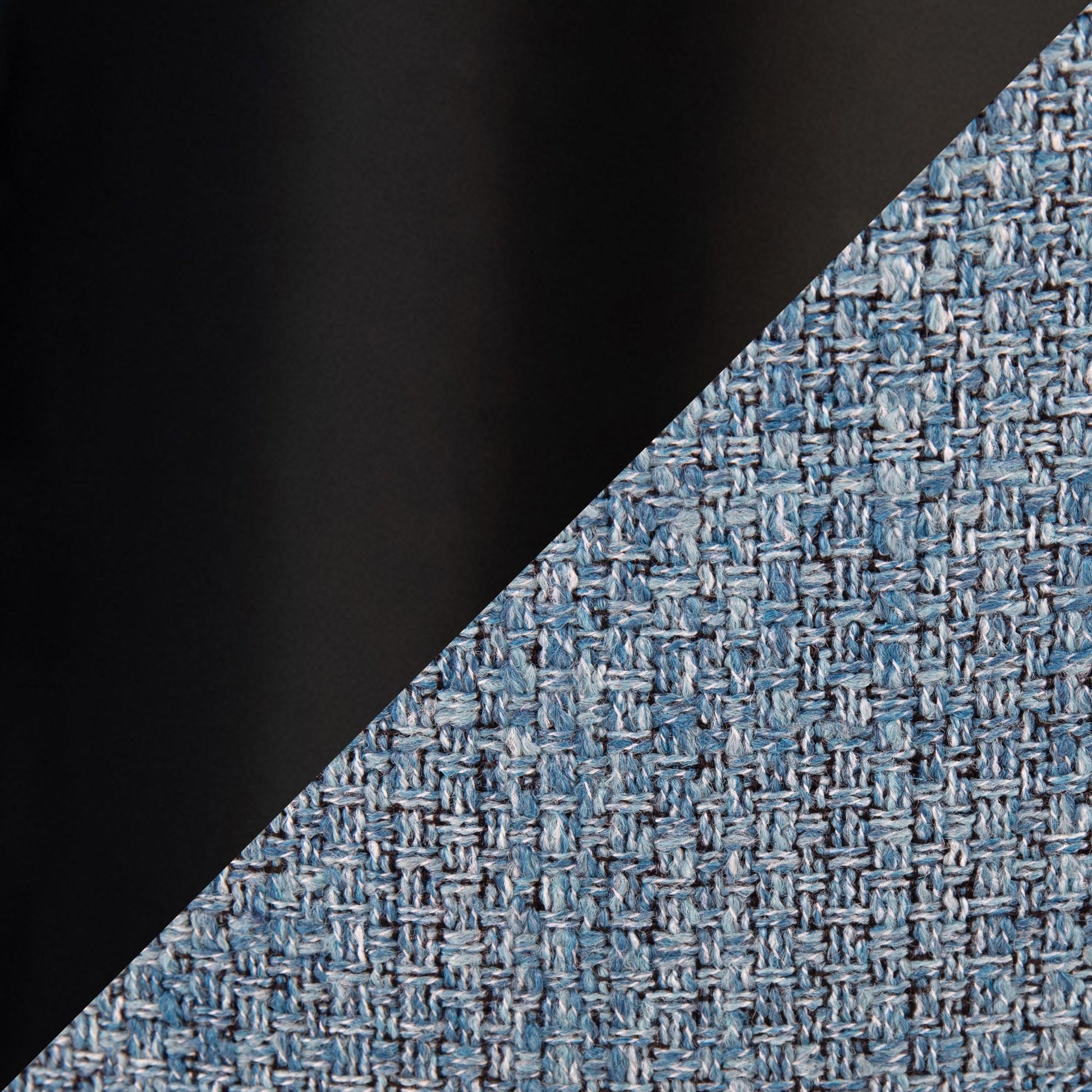 Milan Contemporary Chair in Antique Brass Metal and Blue Noise Fabric By LumiSource - Set of 2 | Dining Chairs | Modishstore - 20