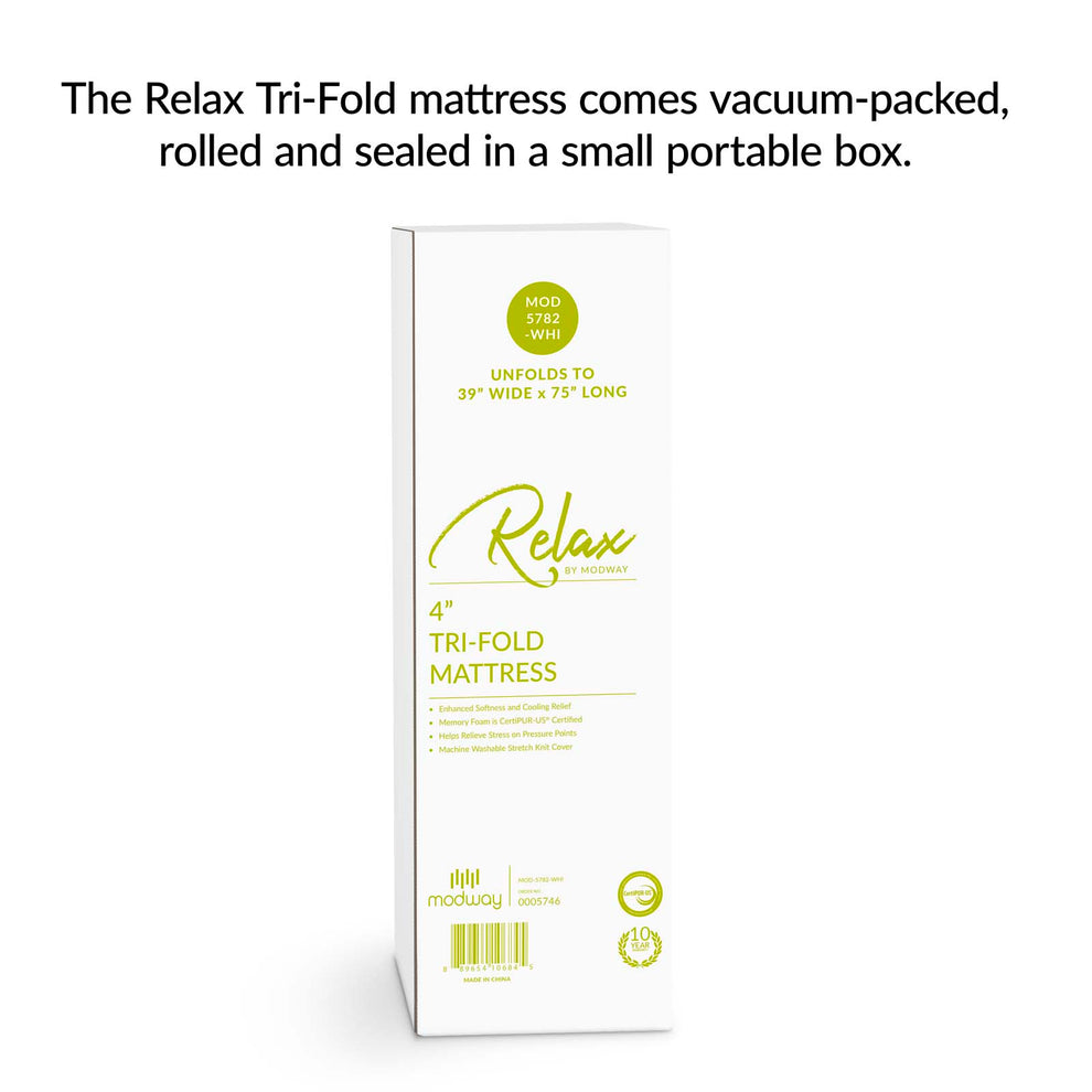 Modway Relax Twin Tri-Fold Mattress - MOD-5782 | Mattresses | Modishstore - 6