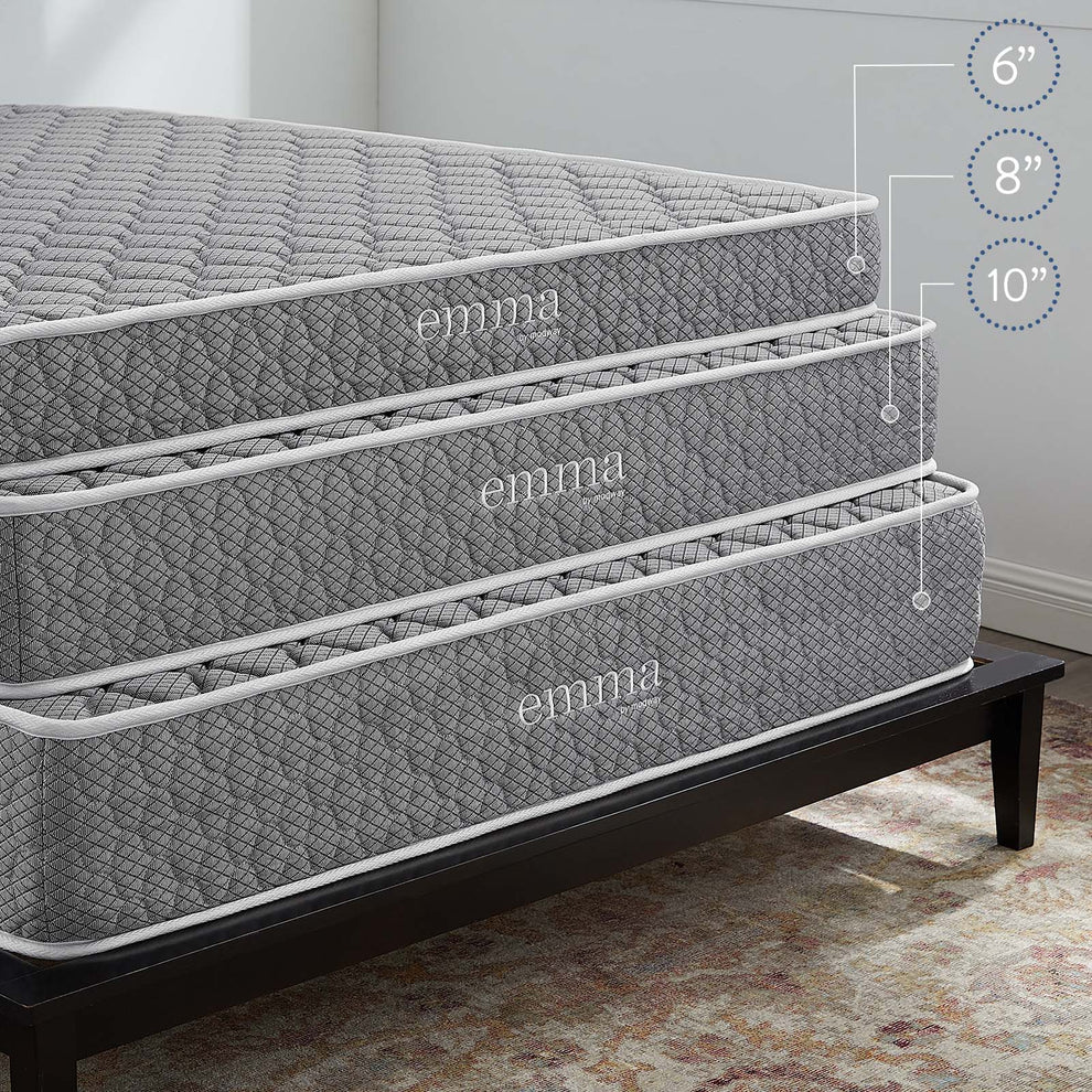 Modway Emma 6" Narrow Twin Mattress - MOD-6138 | Mattresses | Modishstore - 6