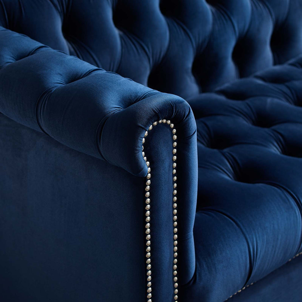 Modway Heritage Upholstered Velvet Armchair - EEI-3065 | Armchairs | Modishstore - 5