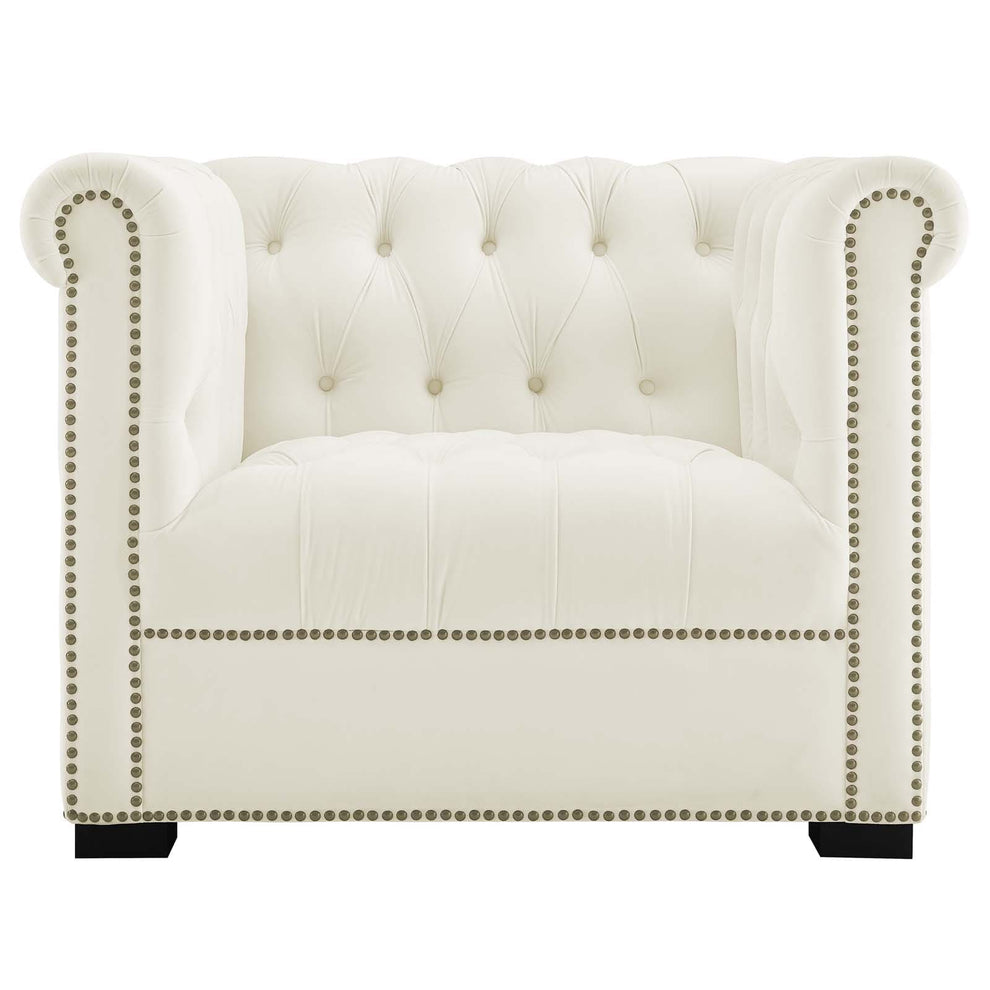Modway Heritage Upholstered Velvet Armchair - EEI-3065 | Armchairs | Modishstore - 9