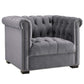 Modway Heritage Upholstered Velvet Armchair | Armchairs | Modishstore-14