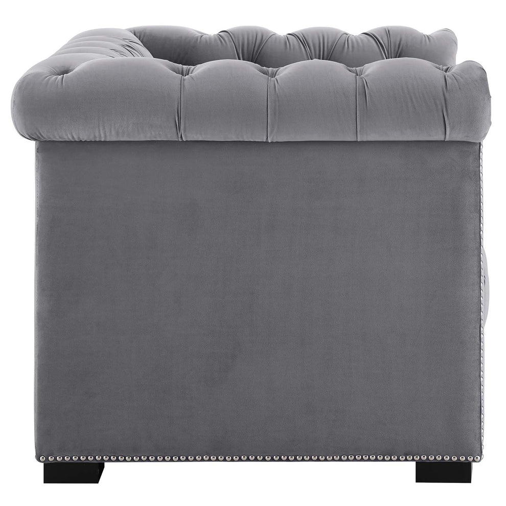 Modway Heritage Upholstered Velvet Armchair - EEI-3065 | Armchairs | Modishstore - 15