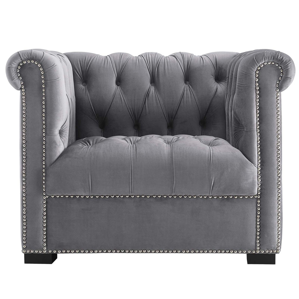 Modway Heritage Upholstered Velvet Armchair - EEI-3065 | Armchairs | Modishstore - 16