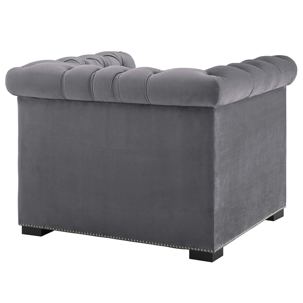 Modway Heritage Upholstered Velvet Armchair - EEI-3065 | Armchairs | Modishstore - 17