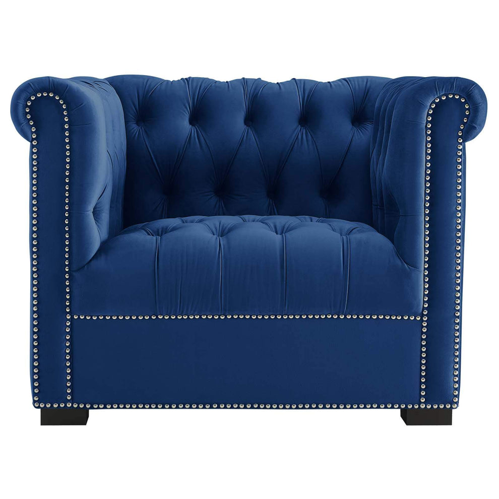 Modway Heritage Upholstered Velvet Armchair - EEI-3065 | Armchairs | Modishstore - 4