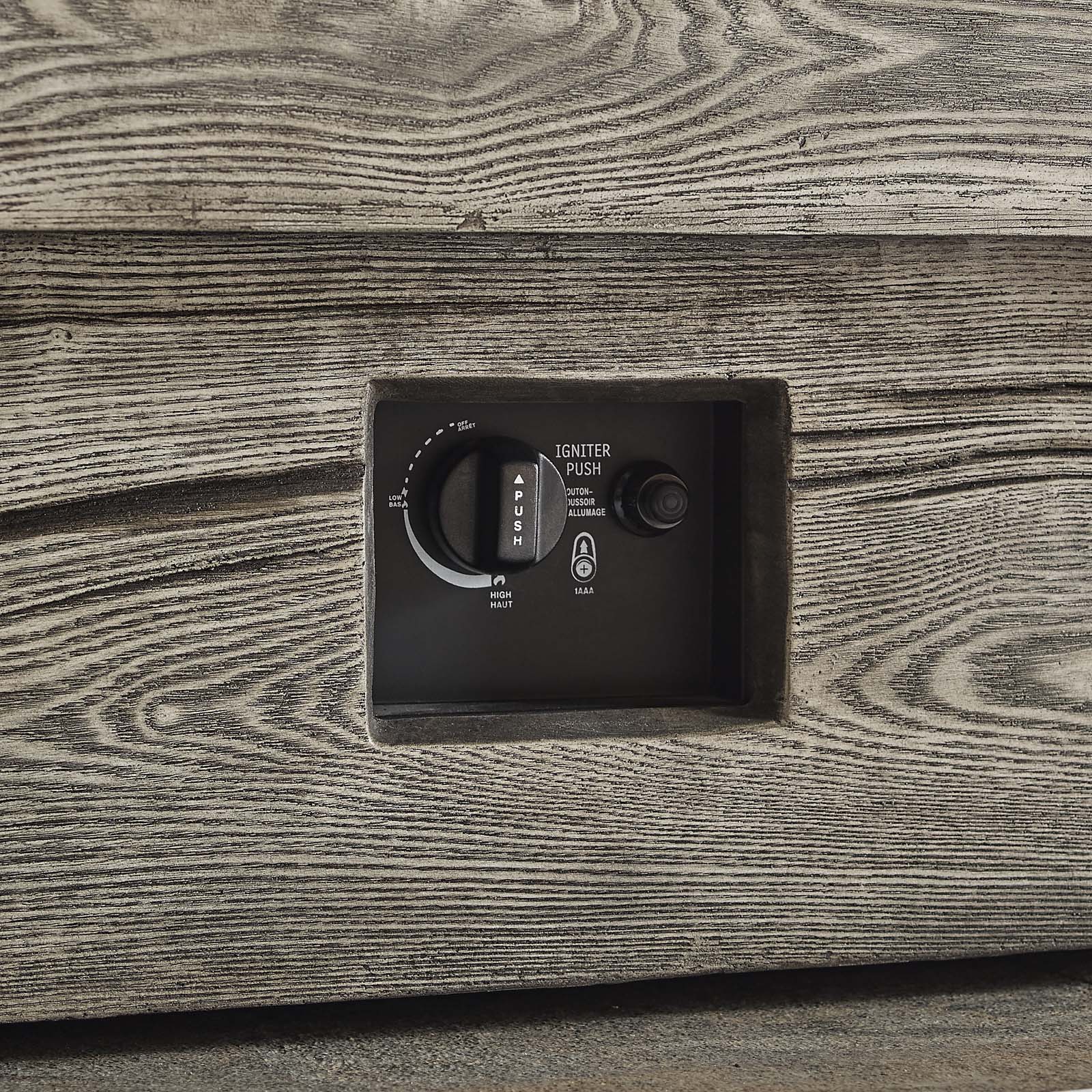 Modway Manteo 70" Rectangular Outdoor Patio Fire Pit Table - EEI-3563 | Outdoor Tables | Modishstore - 5